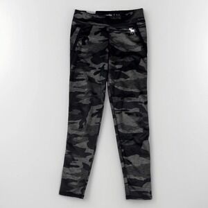 Abercrombie Kids Girls Camouflage Leggings Size 7 8 Athletic Yoga Pants Dance‎
